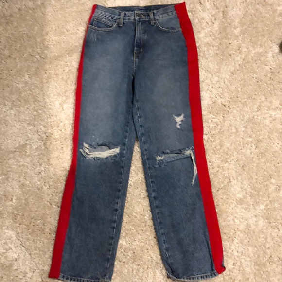 Carmar Ursula Red Stripe Jeans - Picture 4 of 4